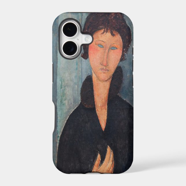 Amedeo Modigliani - Woman with Blue Eyes Case-Mate iPhone Case (Back)