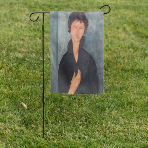 Amedeo Modigliani _ Woman with Blue Eyes Garden Flag