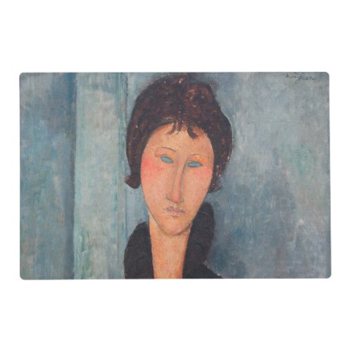 Amedeo Modigliani _ Woman with Blue Eyes Placemat
