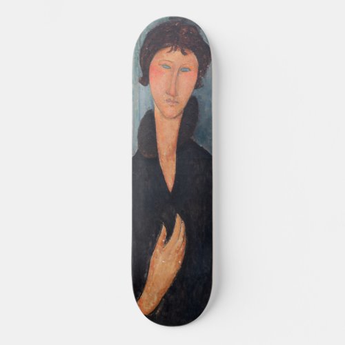 Amedeo Modigliani _ Woman with Blue Eyes Skateboard