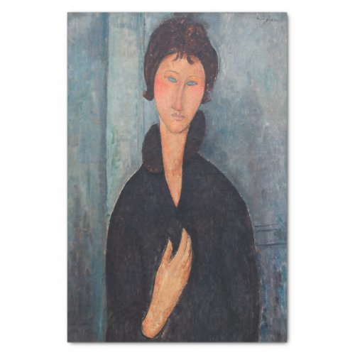 Amedeo Modigliani _ Woman with Blue Eyes Tissue Paper