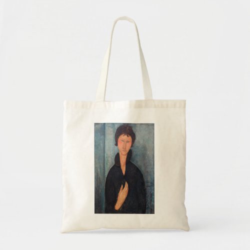 Amedeo Modigliani _ Woman with Blue Eyes Tote Bag