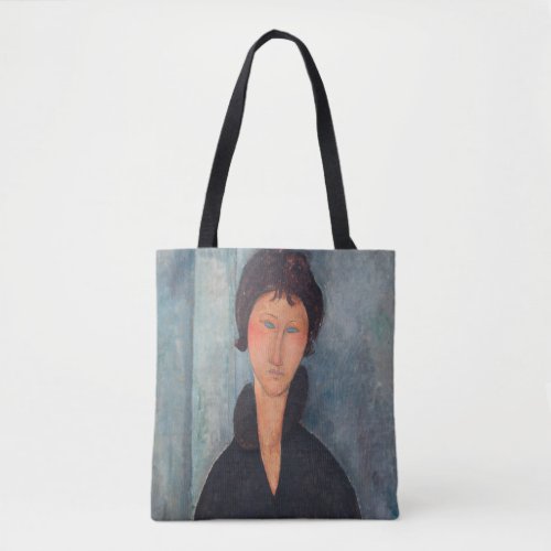 Amedeo Modigliani _ Woman with Blue Eyes Tote Bag