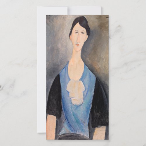 Amedeo Modigliani _ Young Woman in Blue Thank You Card