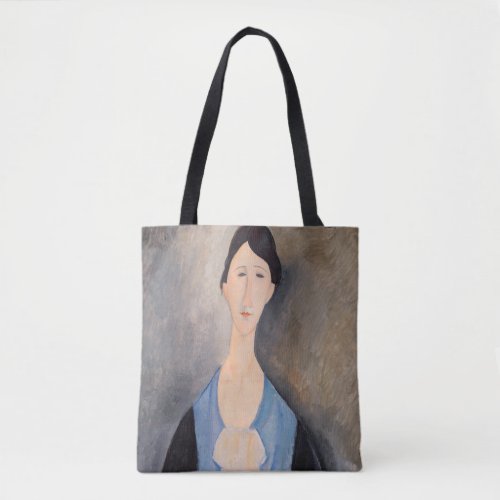 Amedeo Modigliani _ Young Woman in Blue Tote Bag