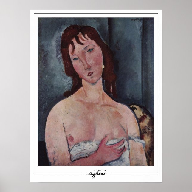 Amedeo Modigliani Zedign Art Poster #123 (Front)