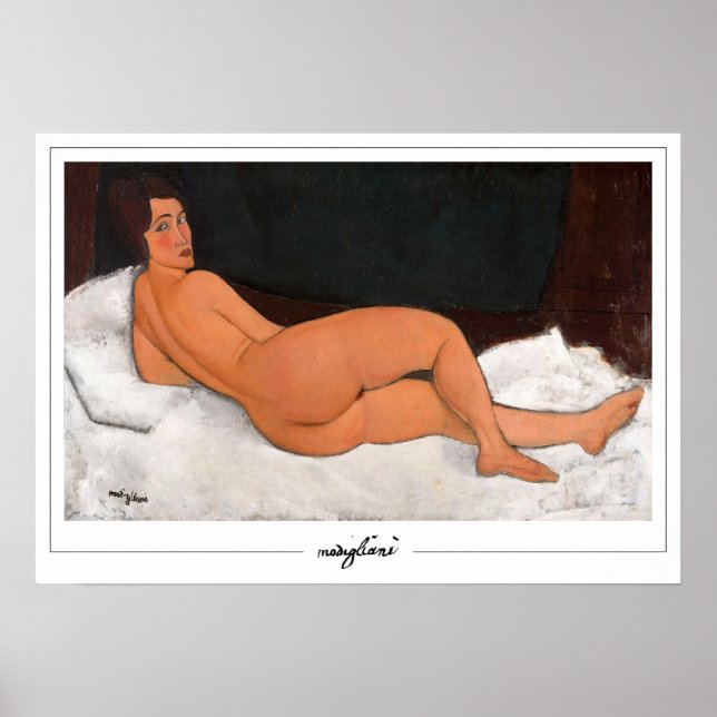 Amedeo Modigliani Zedign Art Poster #133 (Front)