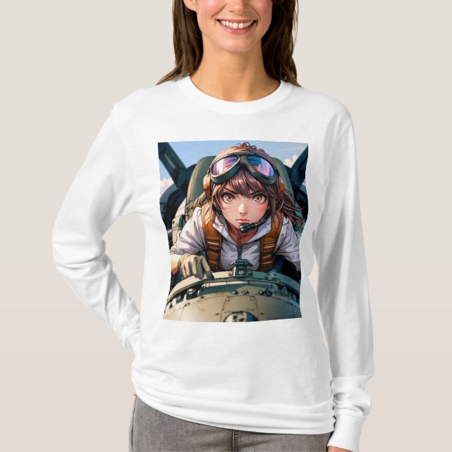 Amelia Earhart: Flying Beyond Boundaries T-Shirt (Front)