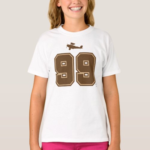 Amelia Earhart Kids T_Shirt
