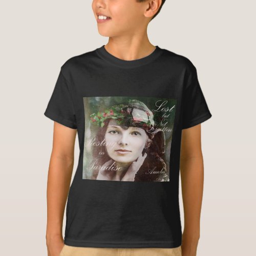 Amelia Earhart Lost in Paradise tribute T_Shirt