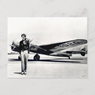 Amelia Earhart Postcard