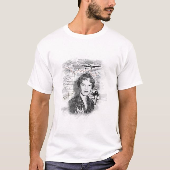 Amelia Earhart T-Shirt (Front)