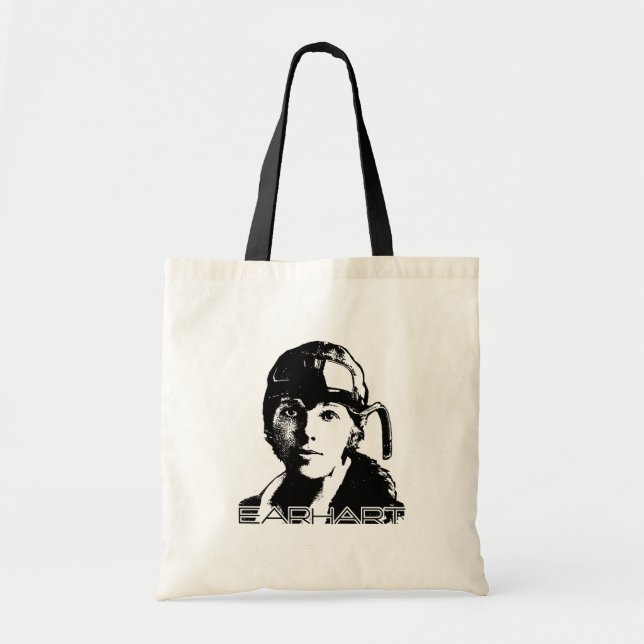 Amelia Earhart Tote Bag (Front)