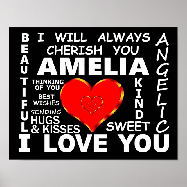 Amelia I Love You Poster (Front)