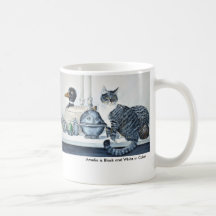 Amelia is Black and White in Color Mug