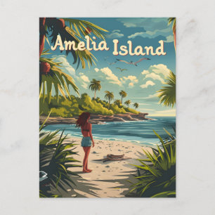 Amelia Island Beach Postcard