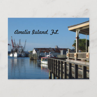 Amelia island, FL. postcard
