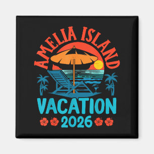 Amelia Island Florida 2026 Vacation Beach Summer V Magnet