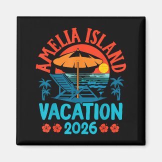Amelia Island Florida 2026 Vacation Beach Summer V Magnet