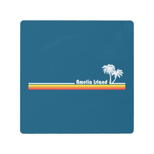 Amelia Island Florida Metal Print (Front)