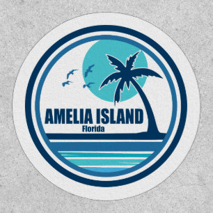 Amelia Island Florida Palm Tree Birds Patch