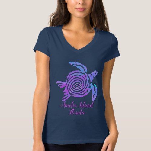 Amelia Island Florida Sea Turtle T_Shirt
