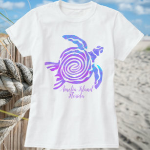 Sea turtle t-shirt with personalized name