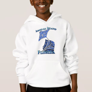 Amelia Island Florida Vacation Tribal Stingray Hoodie