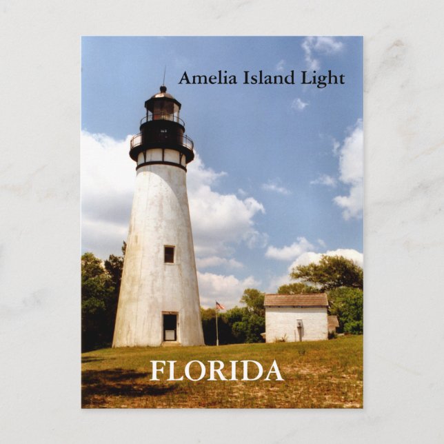 Amelia Island Light, Florida Postcard (Front)