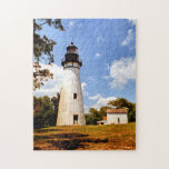 Amelia Island Lighthouse, Florida Jigsaw Puzzle at Zazzle