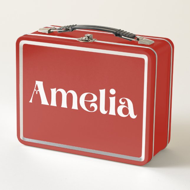 Amelia Metal Lunch Box (Front)