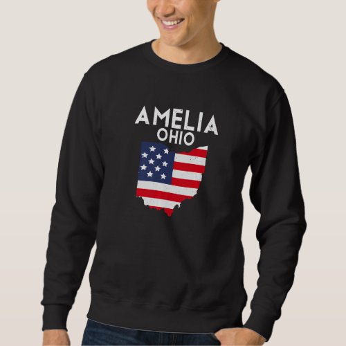 Amelia Ohio USA State America Travel Ohioan Premiu Sweatshirt