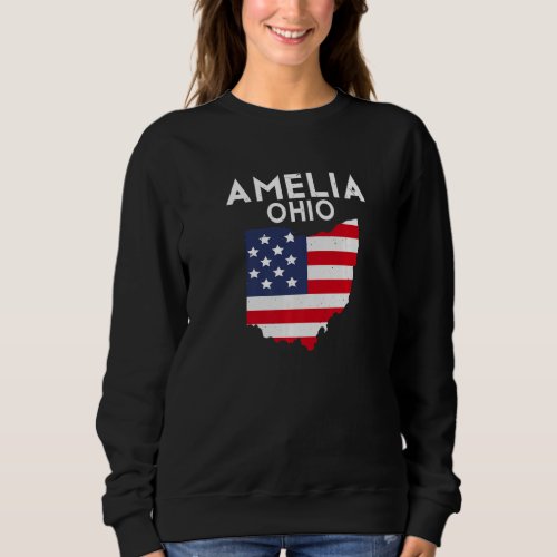 Amelia Ohio USA State America Travel Ohioan Premiu Sweatshirt