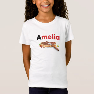 Amelia | Personalized gift in nutella style. T-Shirt