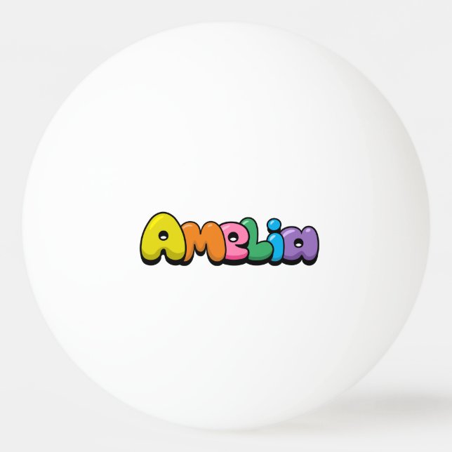 Amelia Ping Pong Ball (Front)