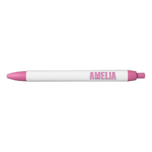 Amelia pink name T-Shirt Pen