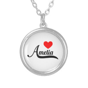 Amelia Silver Plated Necklace