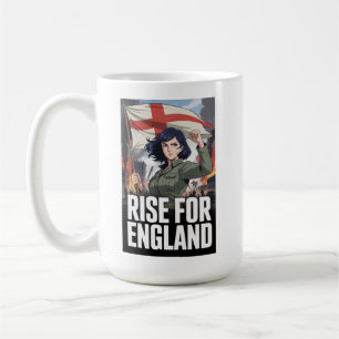 Amelia UK England Patriotic St George Flag Coffee Mug