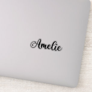 Amelie Name - Handwritten Calligraphy Sticker