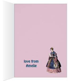 AMELIE ~ SPANISH COSTUME ~ Personalized Cards