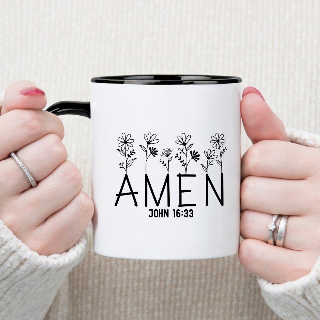 Amen Bible Verse Christian Coffee Mug (Creator Uploaded)