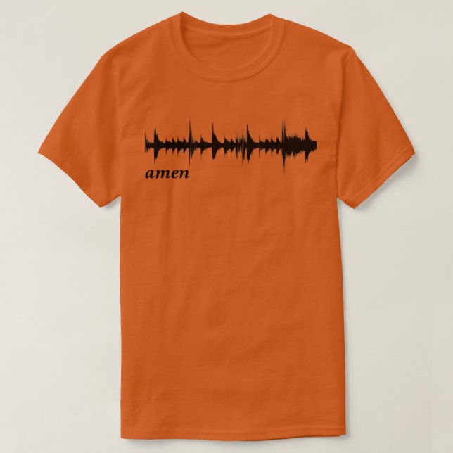 Amen Break Waveform  T-Shirt (Design Front)
