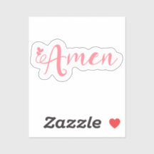 Amen Christian Sticker