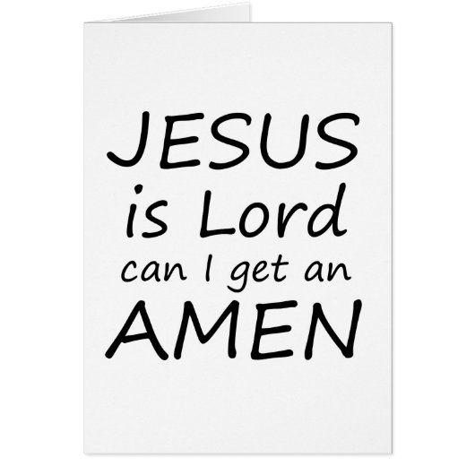 Amen Jesus Card (Front)