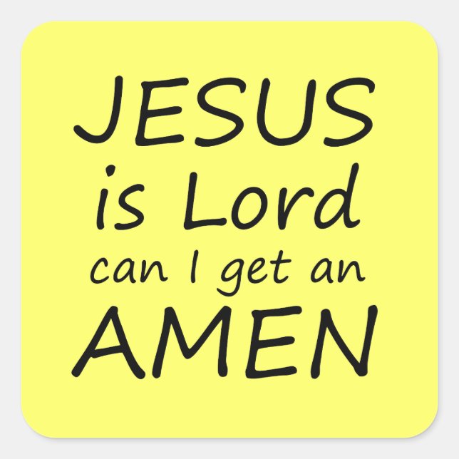 Amen Jesus Stickers (Front)