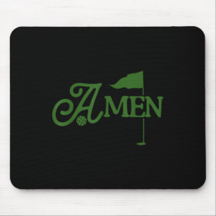 Amen Master Golf Azalea Tournament Pink Golfing Mouse Pad