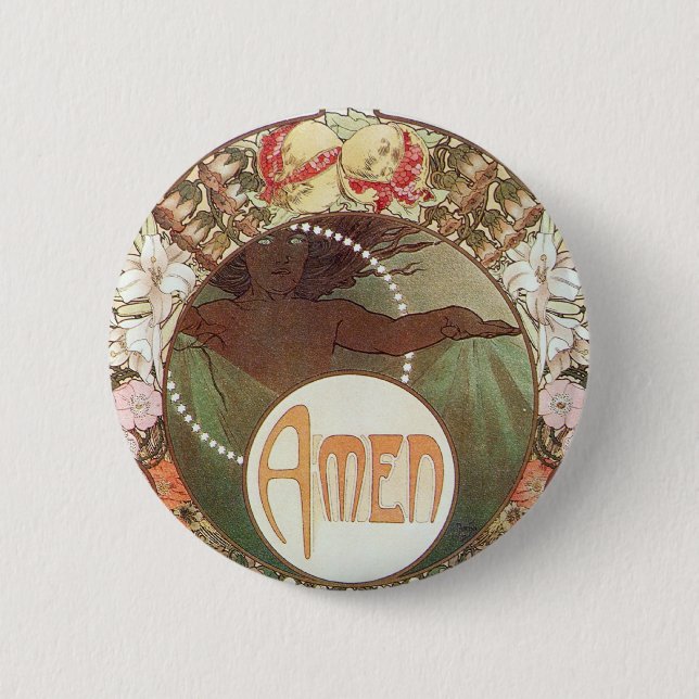 Amen Pinback Button (Front)