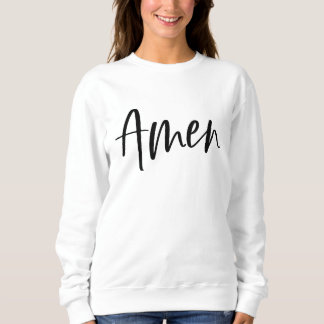 Amen Spiritual Ladies Comfy Soft Sweatshirt
