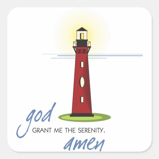 Amen Square Sticker (Front)