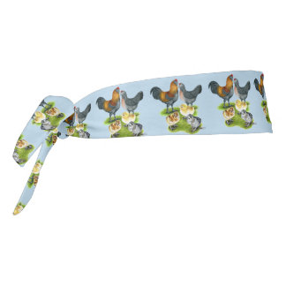 Ameraucana Chicken Family Tie Headband